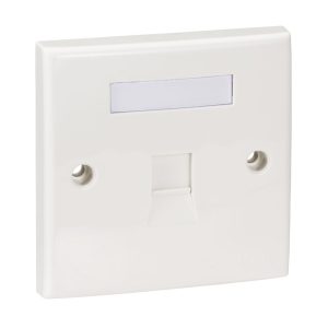 Schneider Digilink Single Shutter Faceplate